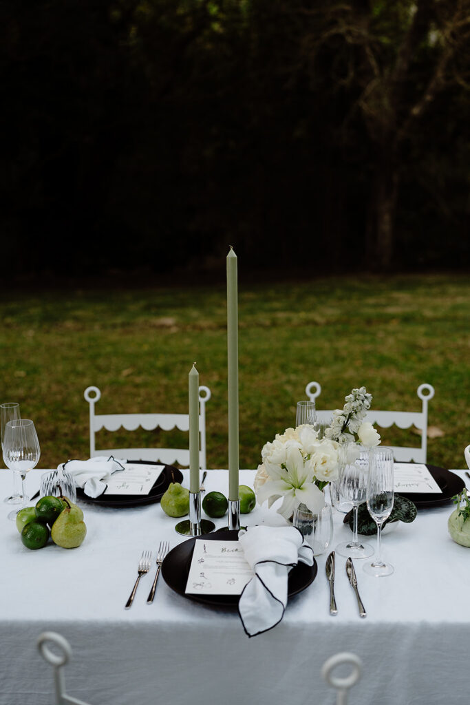 outdoor wedding reception styling by whole lotta love creative, captured by ashleigh haase photography 